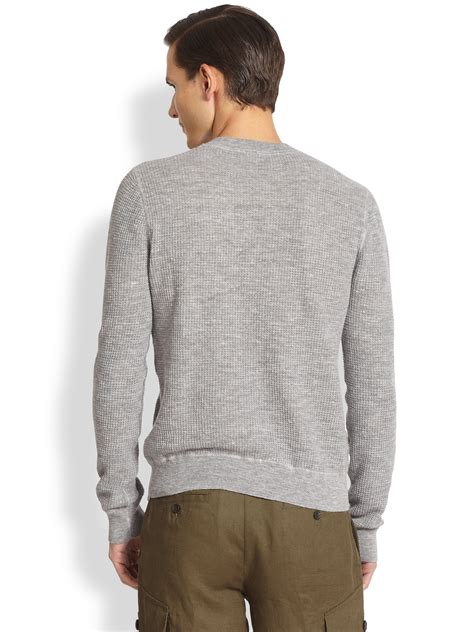 michael kors tshirt herren|Michael Kors grey crewneck sweatshirt.